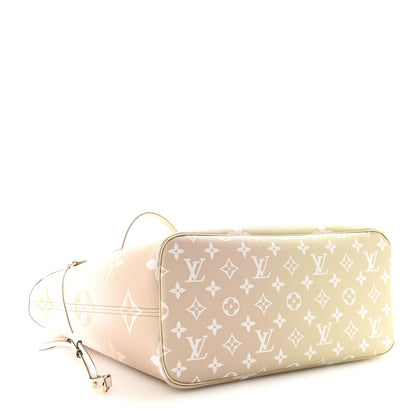 Monogram Giant Spring In The City Neverfull MM Sunset Kaki