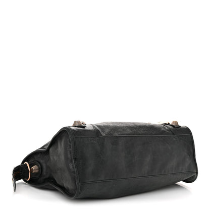 Agneau Giant 21 Rose Gold Hardware City Black
