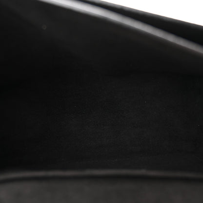 Soft Calfskin Mylockme Chain Bag BB Black Creme