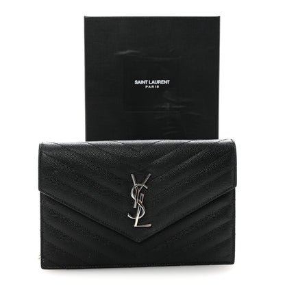 Grain De Poudre Small Monogram Kate Satchel Dark Beige