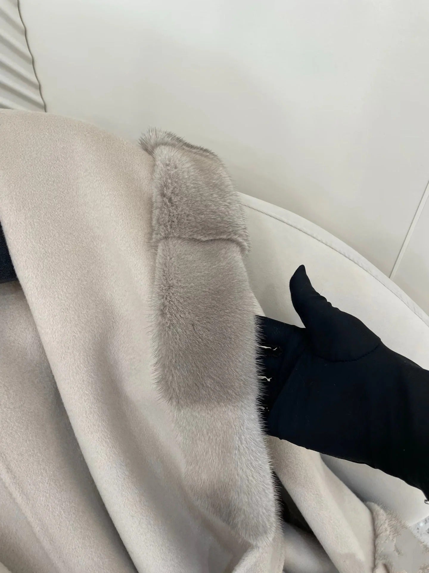 MAX MARA 25S HOODED LONG CASHMERE COAT 039
