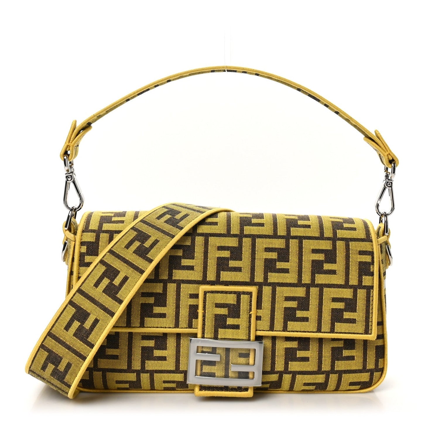 x FRGMT Woven Fabric Jacquard FF Embroidered Baguette Mimosa