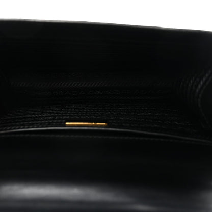 Shiny Lord Calfskin Medium Antigona Black