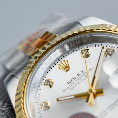 DATEJUST 41MM TWO-TONE GREY DIAL JUBILEE BRACELET