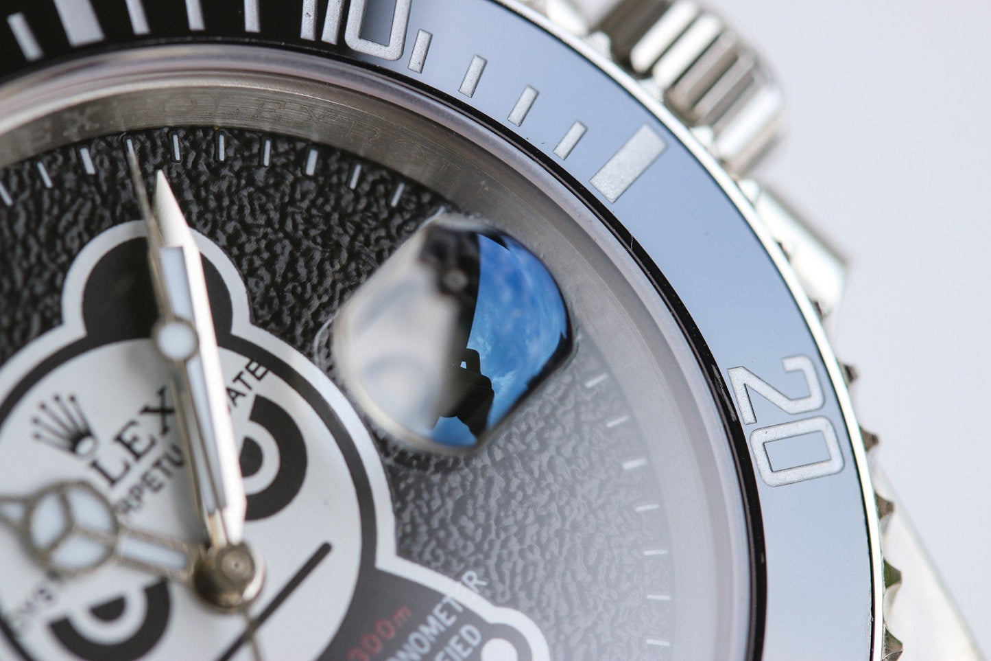 SUBMARINER DATE 40MM CUSTOM BLACK BEZEL BLACK BEAR DIAL