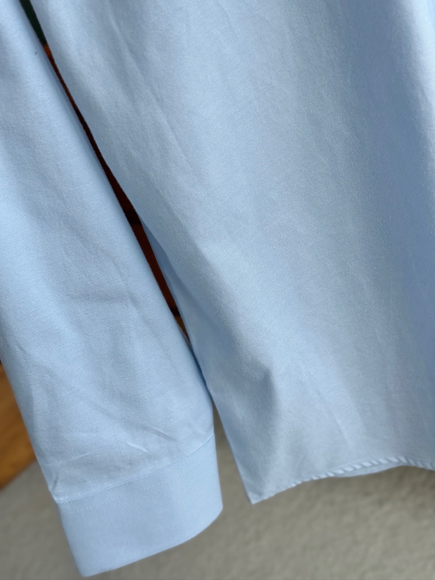 Gucci 25Ss Business Shirt 100s Double-Ply Premium Oxford Fabric Light Blue 108566