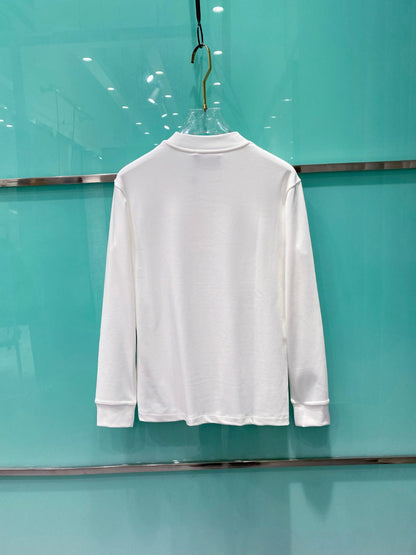 Gucci 25 Velvet Micro-Plush Half-Turtleneck Bottoming Shirt 106329