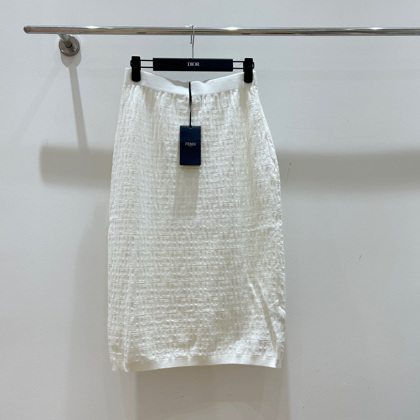 Fendi Letter Jacquard Viscose Skirt