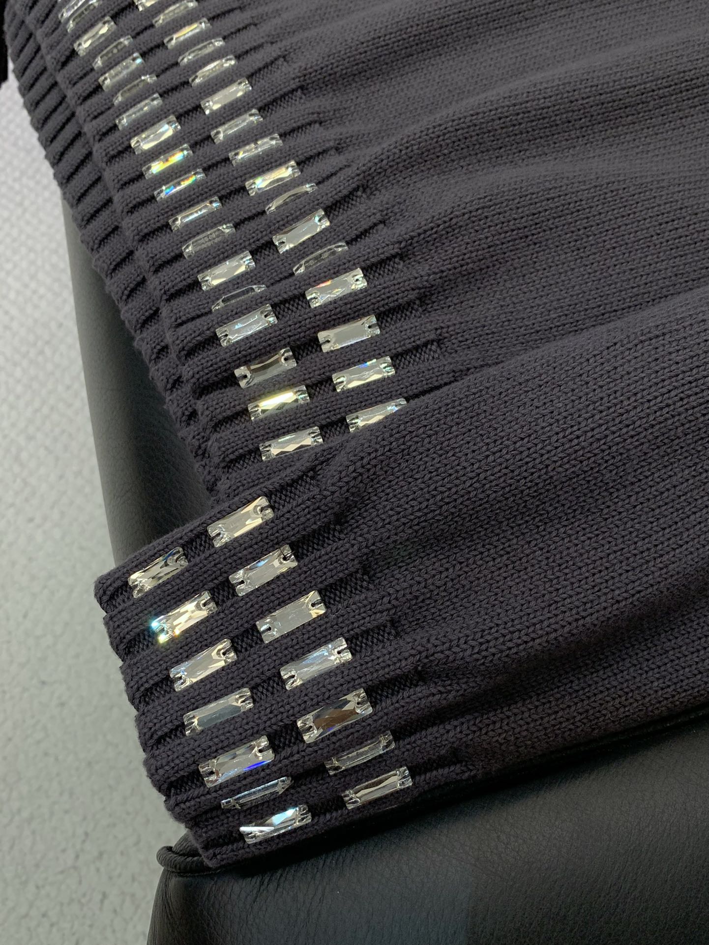 Fendi 25 Lazy-Style Crewneck Sweater Dark Brown Cotton