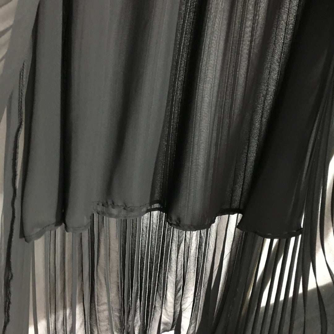 Versace Metal-Embellished Tube-Top Camisole and High-Waisted Pleated Skirt Set