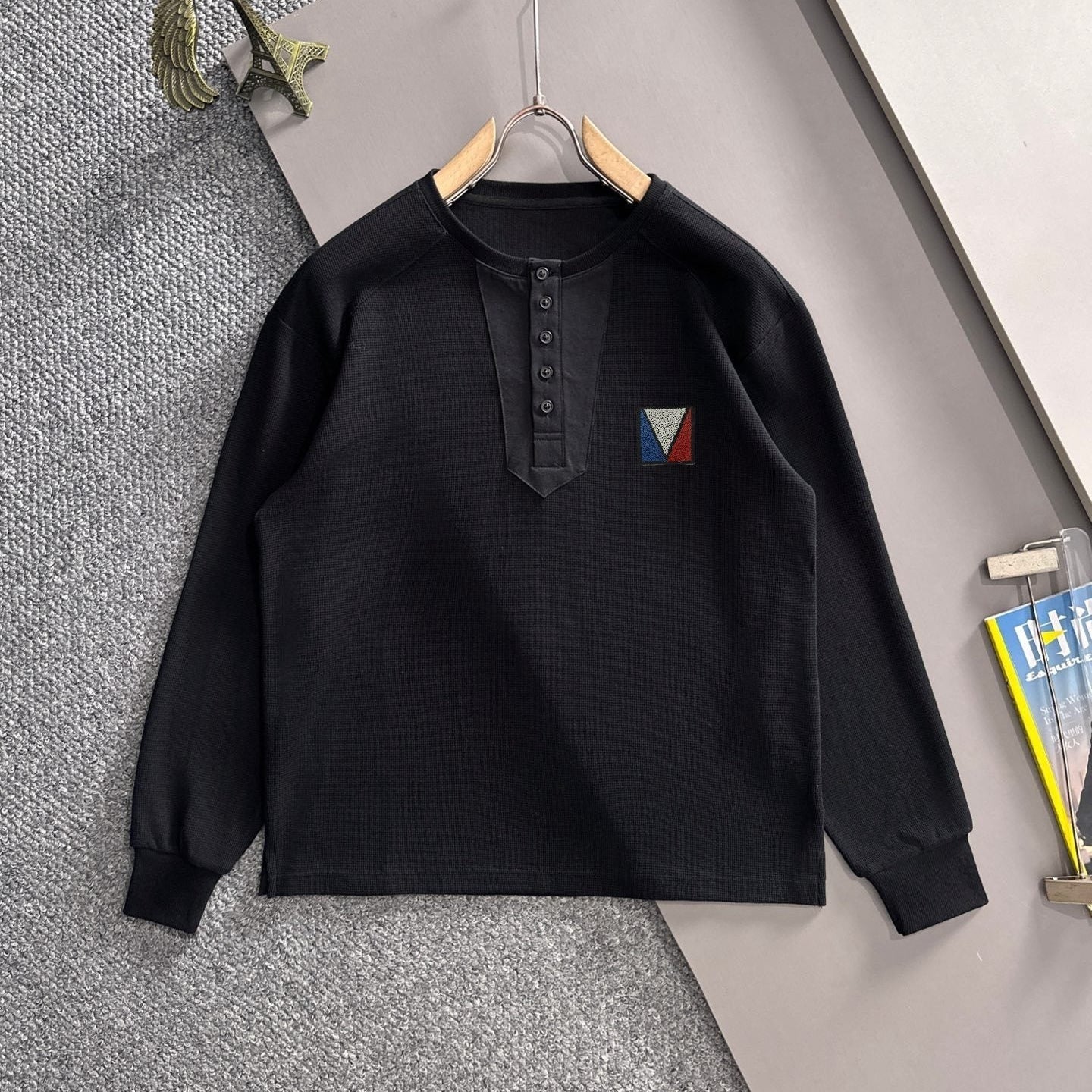 LV 25SS Lapel Sweatshirt Long Sleeve 494433