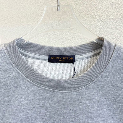 LV Fishing Embroidery Crew Neck Sweatshirt 493367