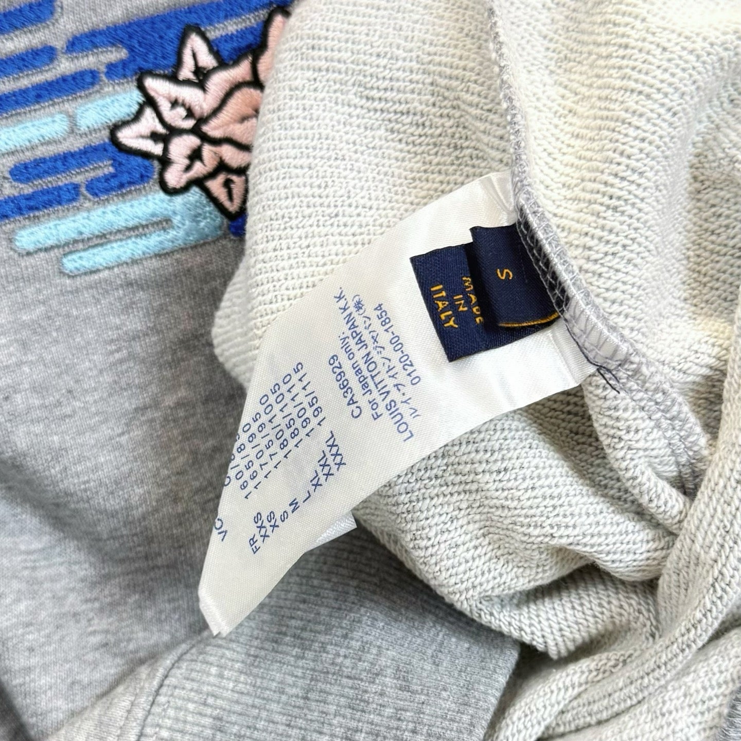 LV Fishing Embroidery Crew Neck Sweatshirt 493367