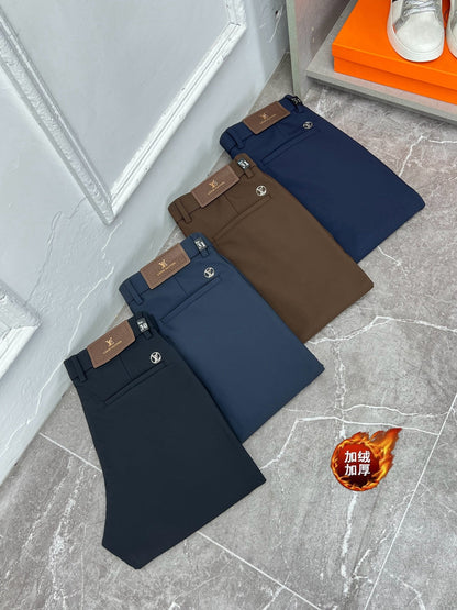 LV Fleece-Lined Thickened Pants 492712