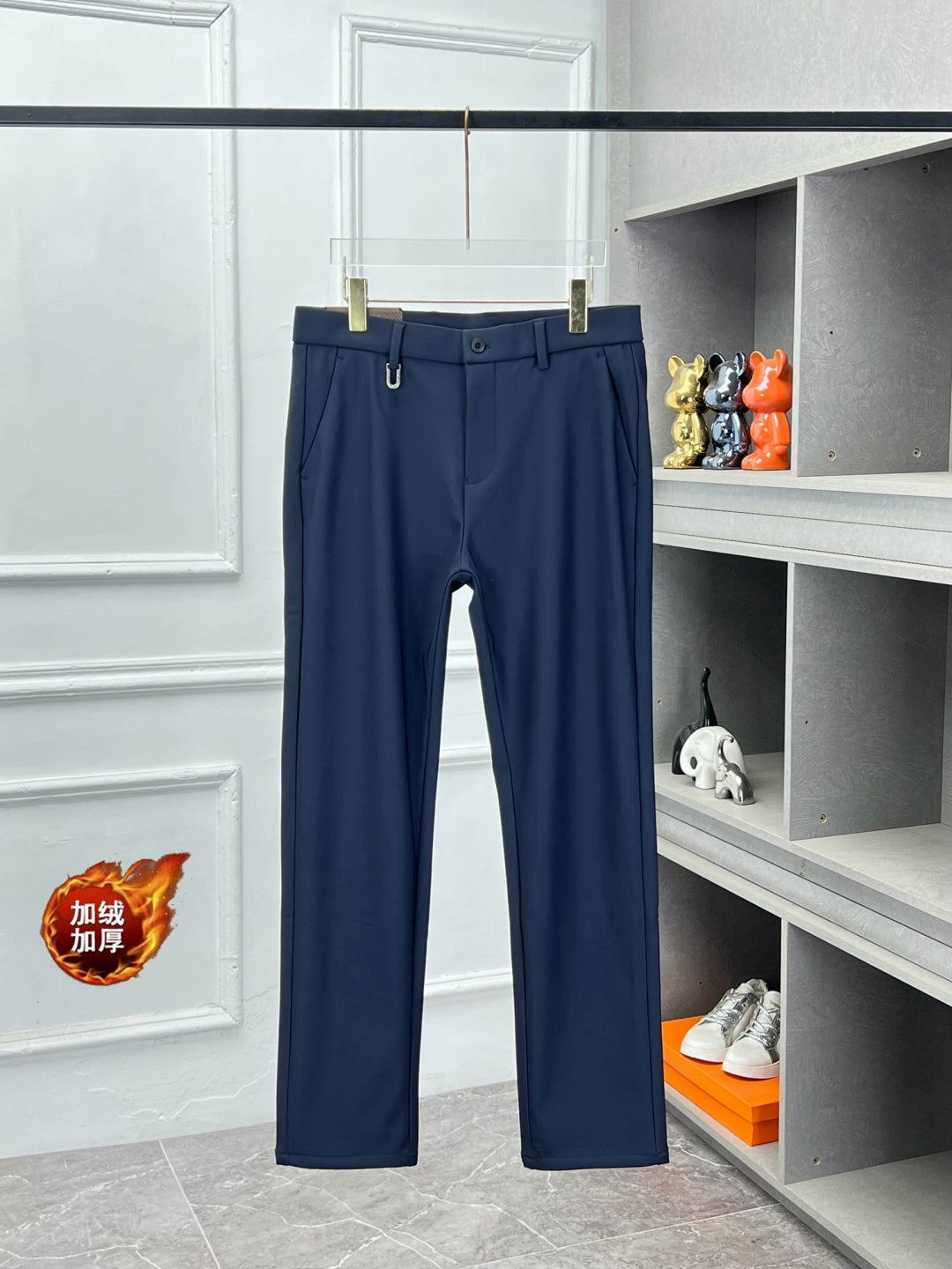 LV Fleece-Lined Thickened Pants 492712