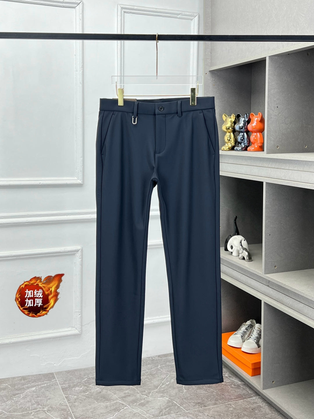 LV Fleece-Lined Thickened Pants 492712