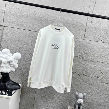 LV Long-Sleeve Crew Neck Sweatshirt 492265