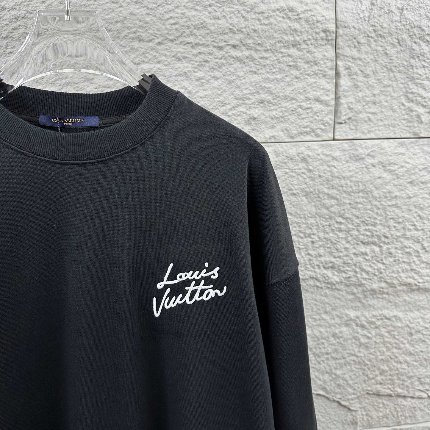 LV Long-Sleeve Crew Neck Sweatshirt 492263