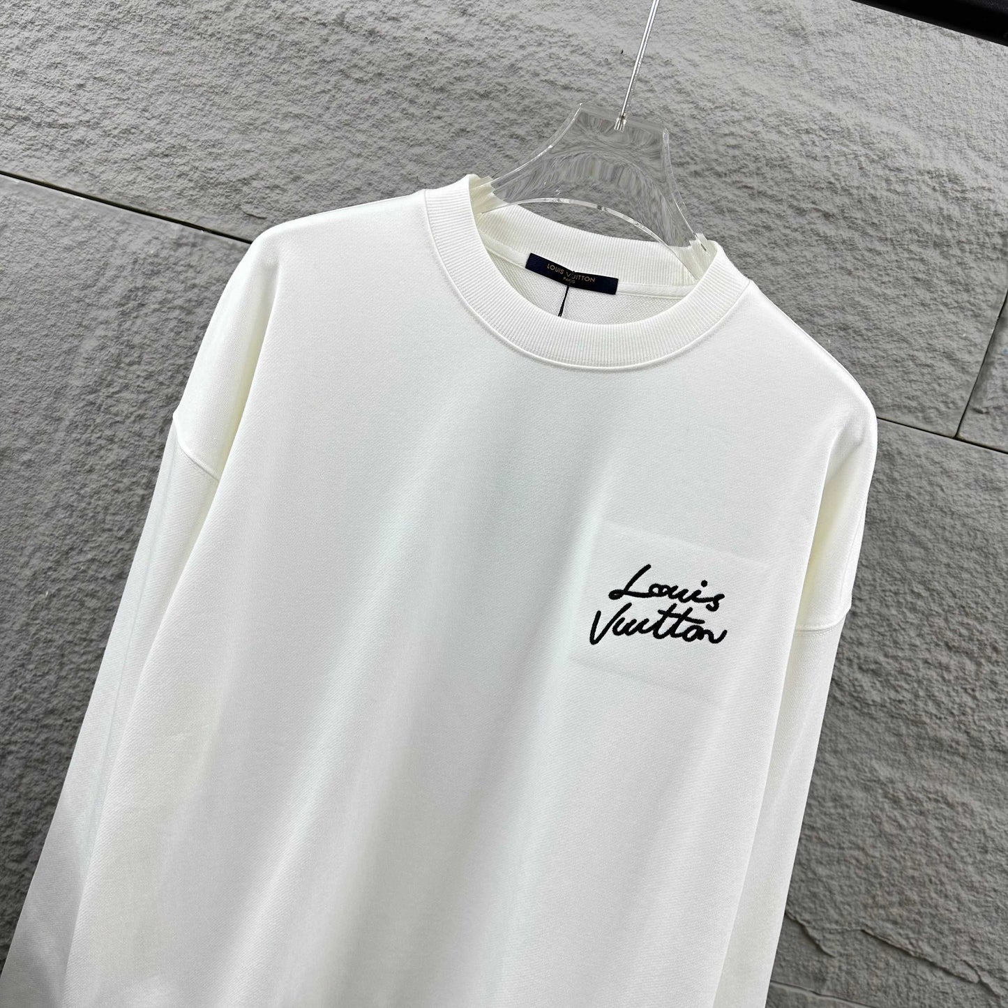 LV Long-Sleeve Crew Neck Sweatshirt 492261