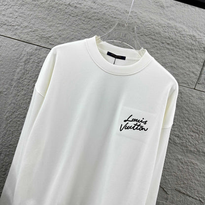 LV Long-Sleeve Crew Neck Sweatshirt 492261