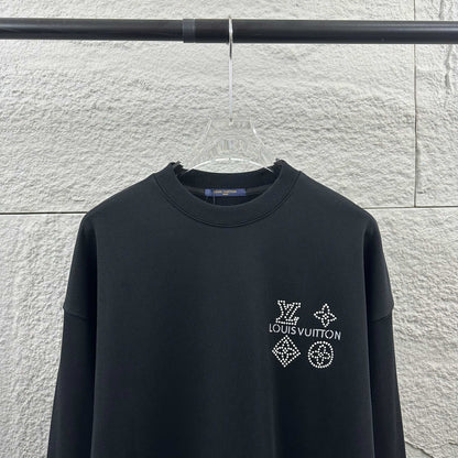 LV Long-Sleeve Crew Neck Sweatshirt 492255