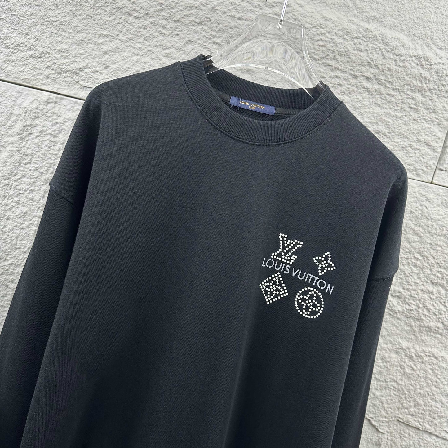 LV Long-Sleeve Crew Neck Sweatshirt 492255