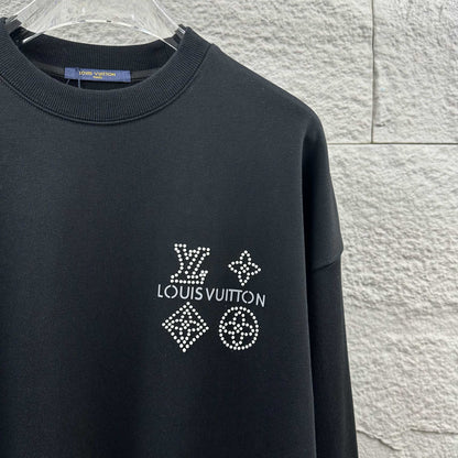 LV Long-Sleeve Crew Neck Sweatshirt 492255