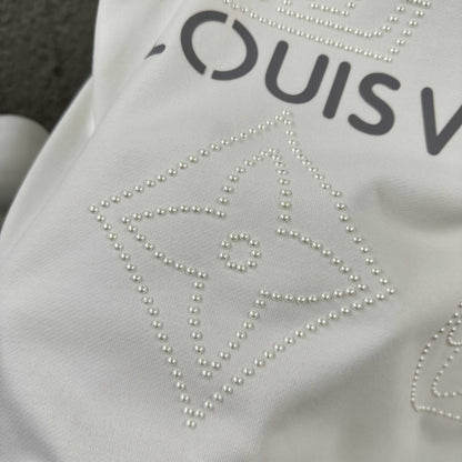 LV Long-Sleeve Crew Neck Sweatshirt 492253
