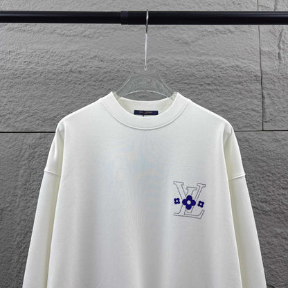 LV Long-Sleeve Crew Neck Sweatshirt 492251