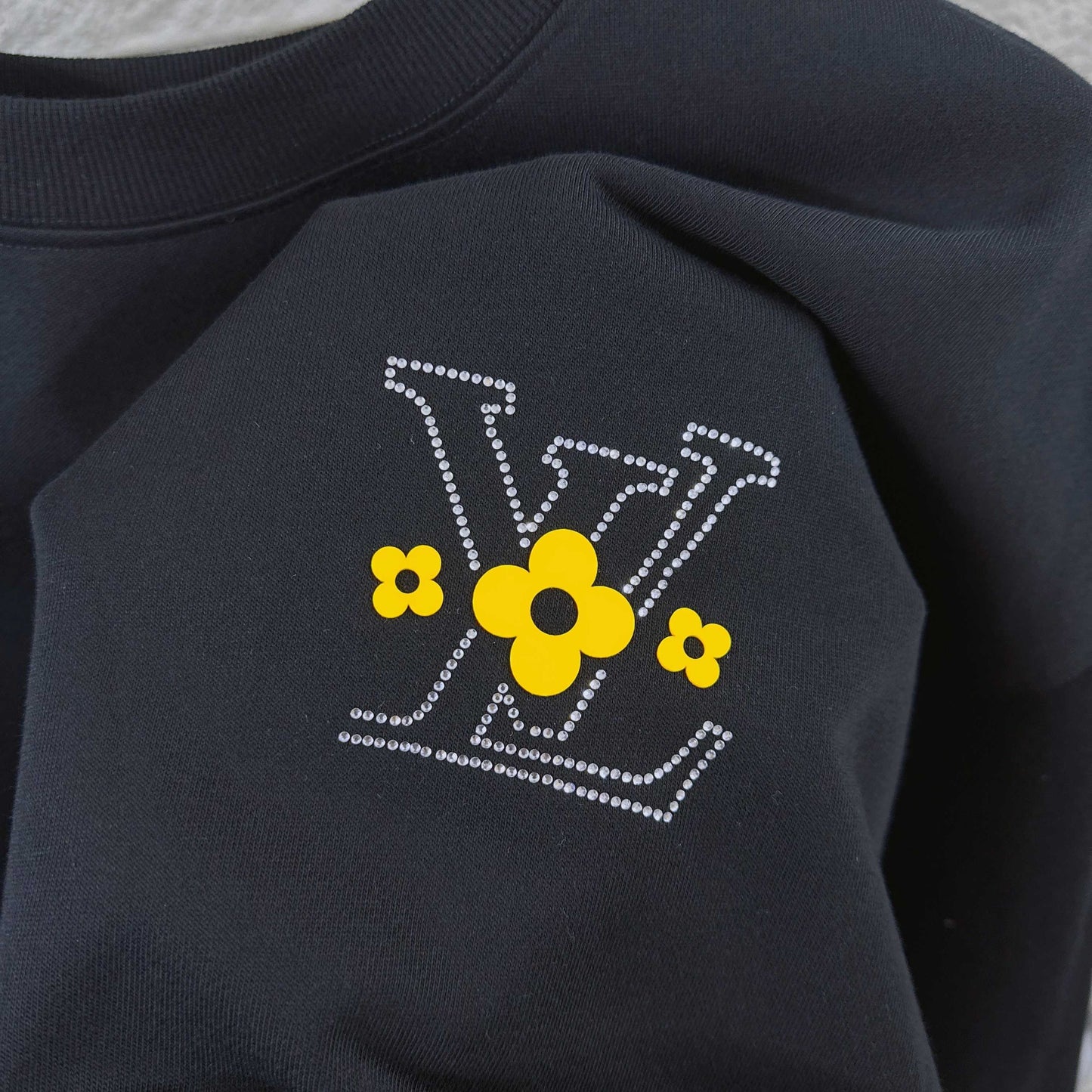 LV Long-Sleeve Crew Neck Sweatshirt 492249