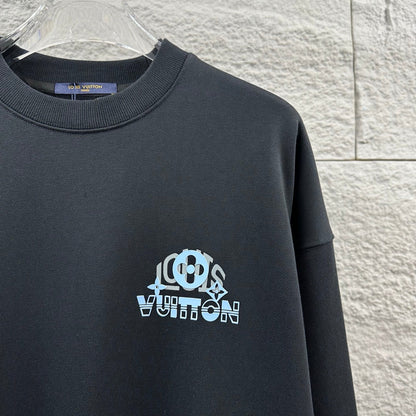 LV Long-Sleeve Crew Neck Sweatshirt 492247