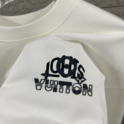 LV Long-Sleeve Crew Neck Sweatshirt 492245