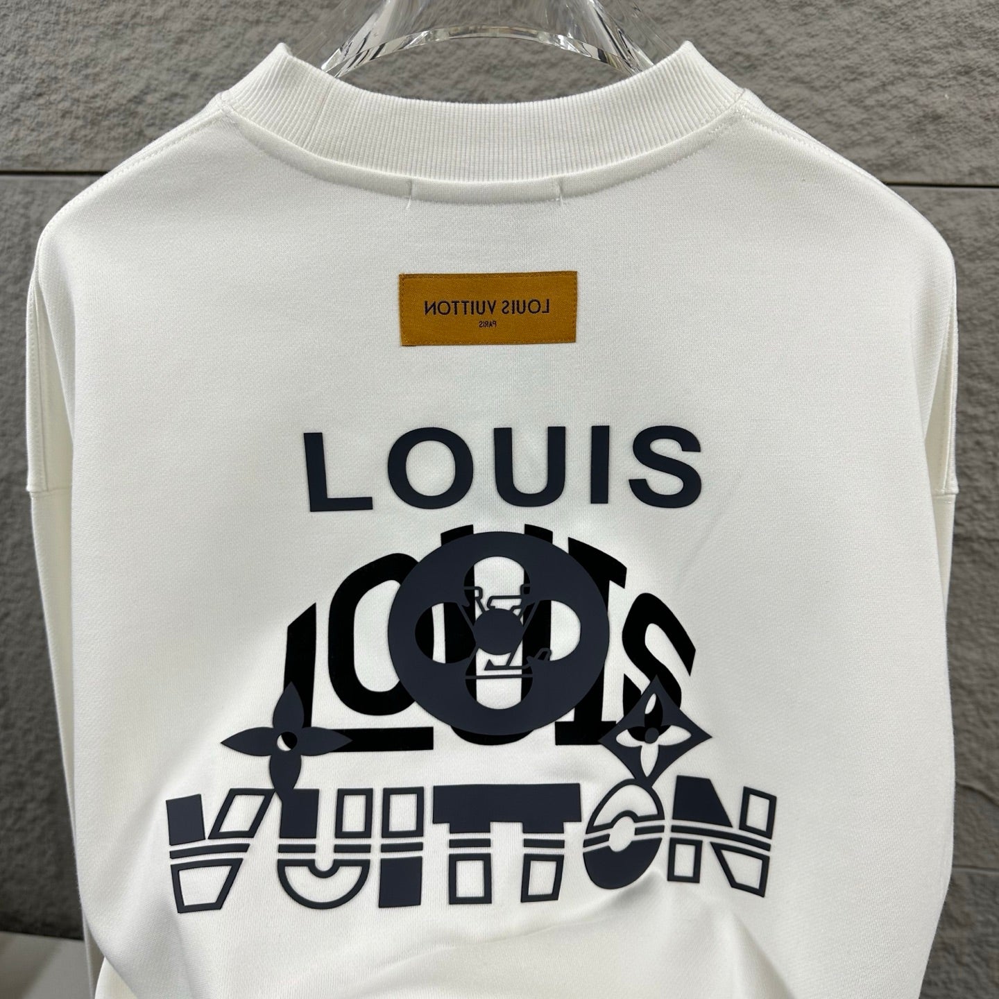 LV Long-Sleeve Crew Neck Sweatshirt 492245