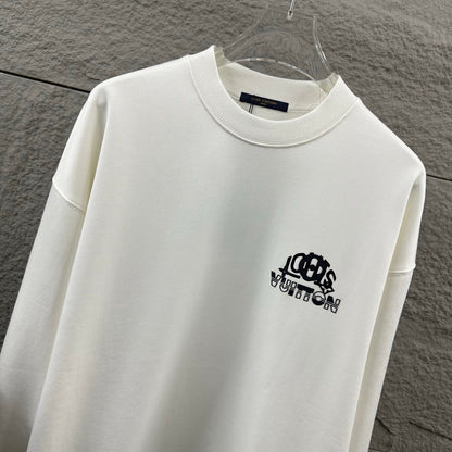 LV Long-Sleeve Crew Neck Sweatshirt 492245