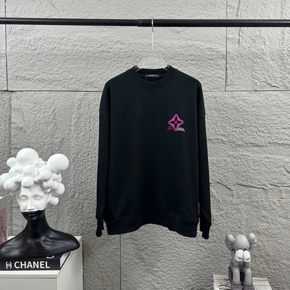 LV Long-Sleeve Crew Neck Sweatshirt 492243