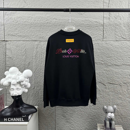 LV Long-Sleeve Crew Neck Sweatshirt 492243