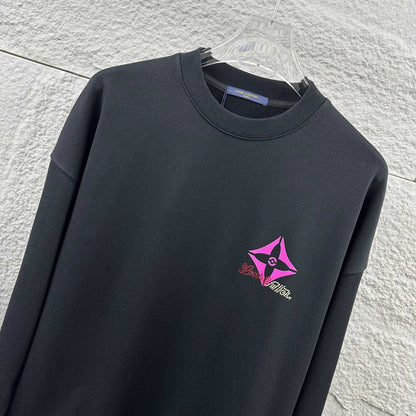 LV Long-Sleeve Crew Neck Sweatshirt 492243
