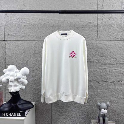 LV Long-Sleeve Crew Neck Sweatshirt 492241