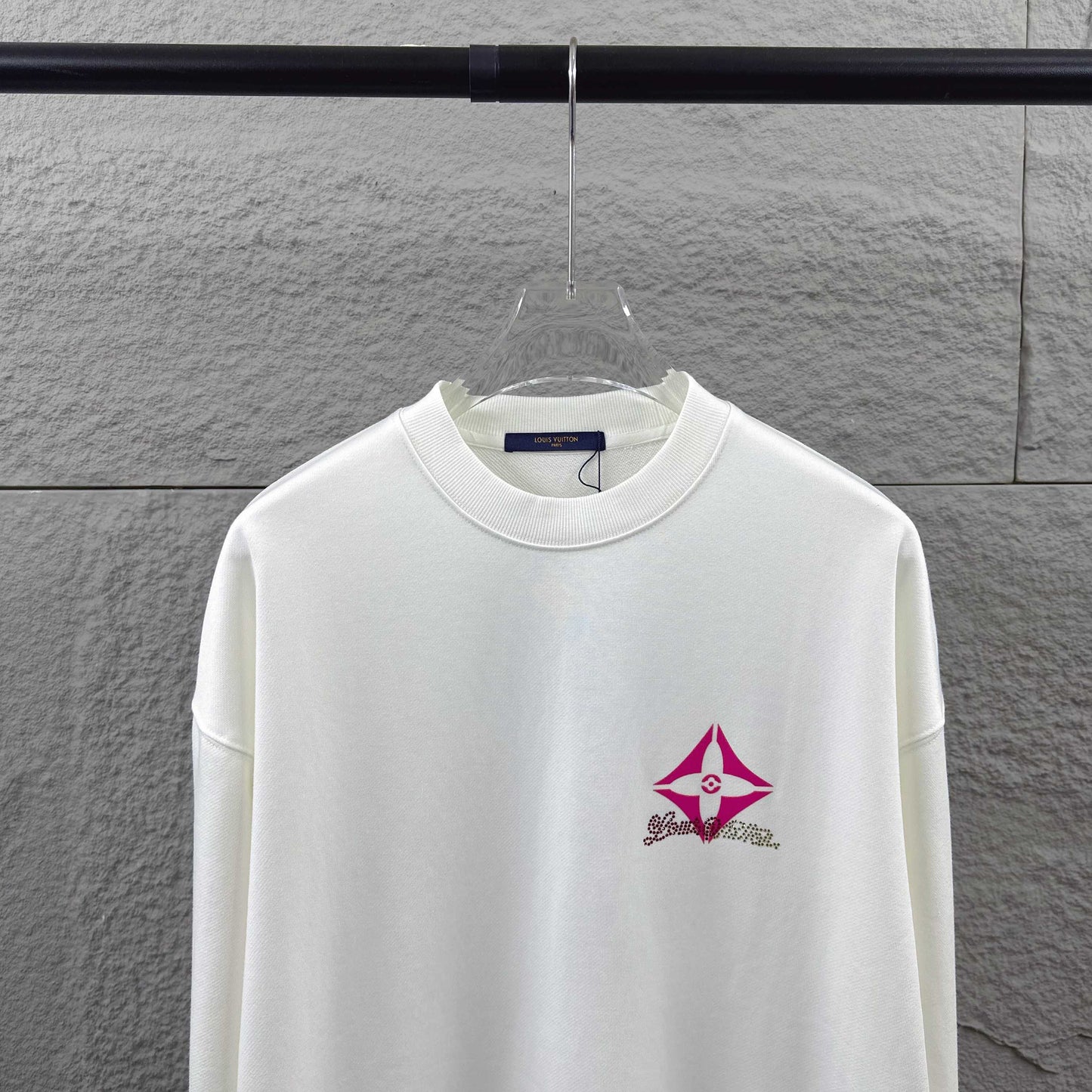 LV Long-Sleeve Crew Neck Sweatshirt 492241