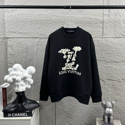 LV Long-Sleeve Crew Neck Sweatshirt 492239