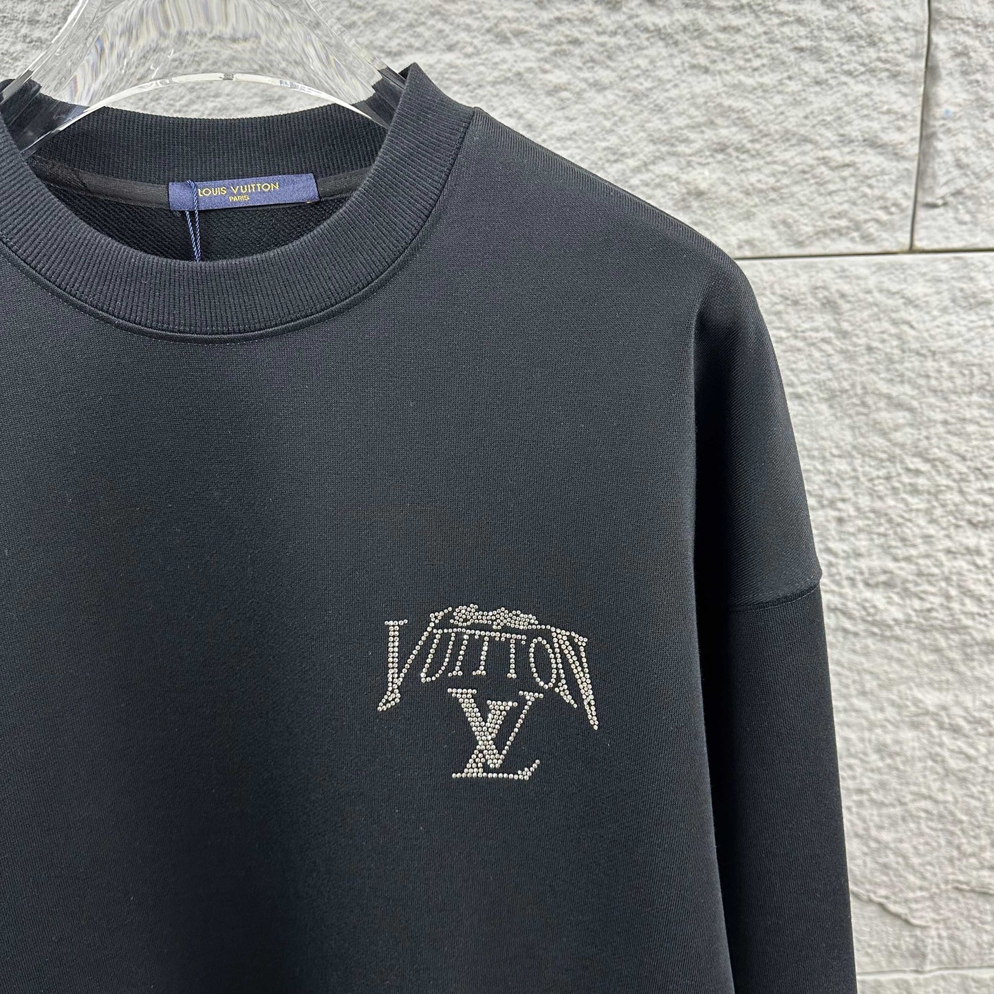 LV Long-Sleeve Crew Neck Sweatshirt 492233