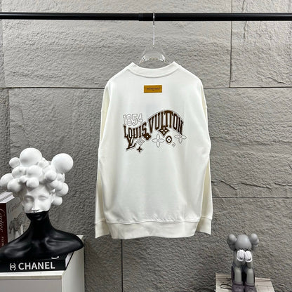 LV Long-Sleeve Crew Neck Sweatshirt 492231