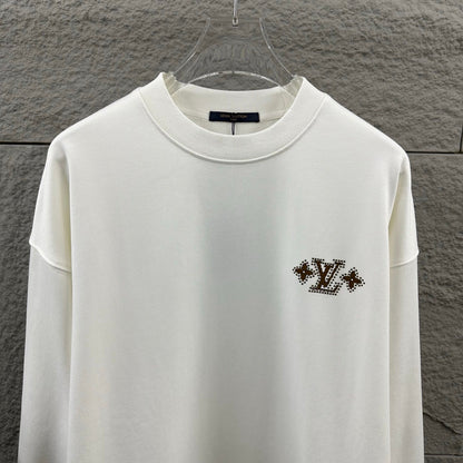 LV Long-Sleeve Crew Neck Sweatshirt 492231