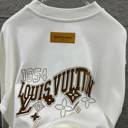 LV Long-Sleeve Crew Neck Sweatshirt 492231