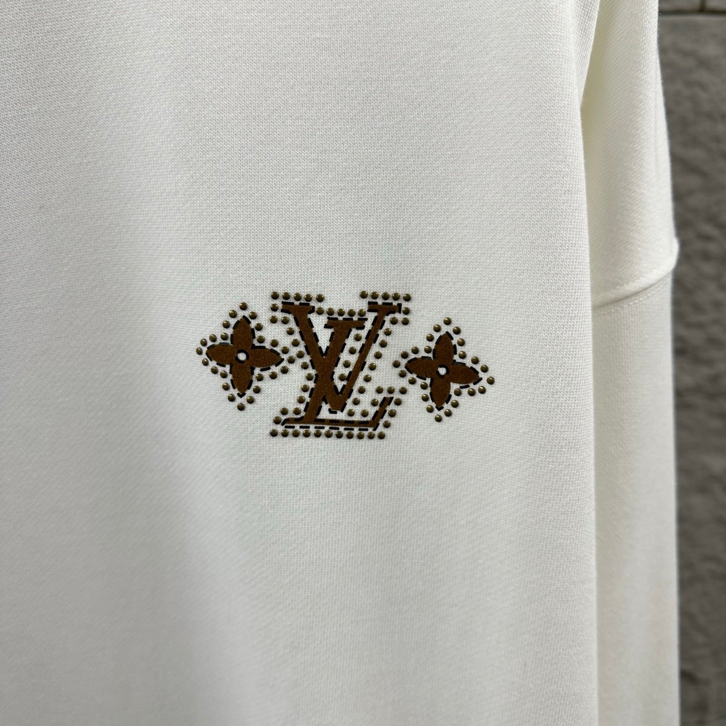 LV Long-Sleeve Crew Neck Sweatshirt 492231