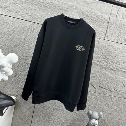 LV Long-Sleeve Crew Neck Sweatshirt 492229