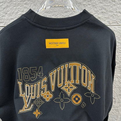 LV Long-Sleeve Crew Neck Sweatshirt 492229