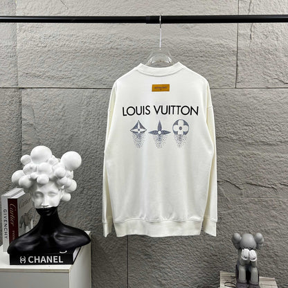 LV Long-Sleeve Crew Neck Sweatshirt 492227