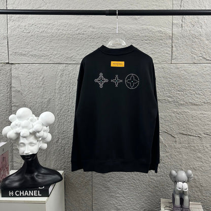 LV Long-Sleeve Crew Neck Sweatshirt 492223