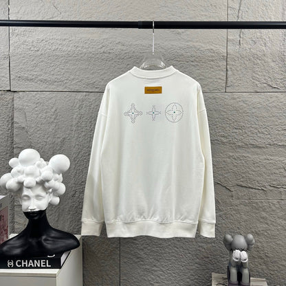 LV Long-Sleeve Crew Neck Sweatshirt 492221